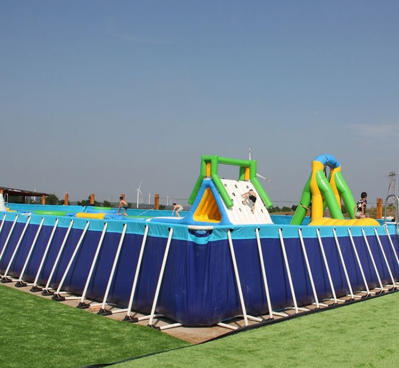 Каркасный летний бассейн для выставки 15 x 20 x 1 метр (рис.3)