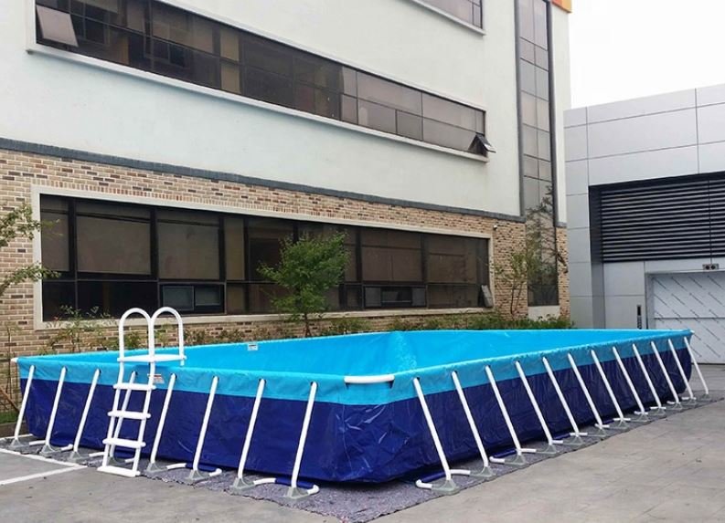 Каркасный летний бассейн для выставки 15 x 20 x 1 метр (рис.4)